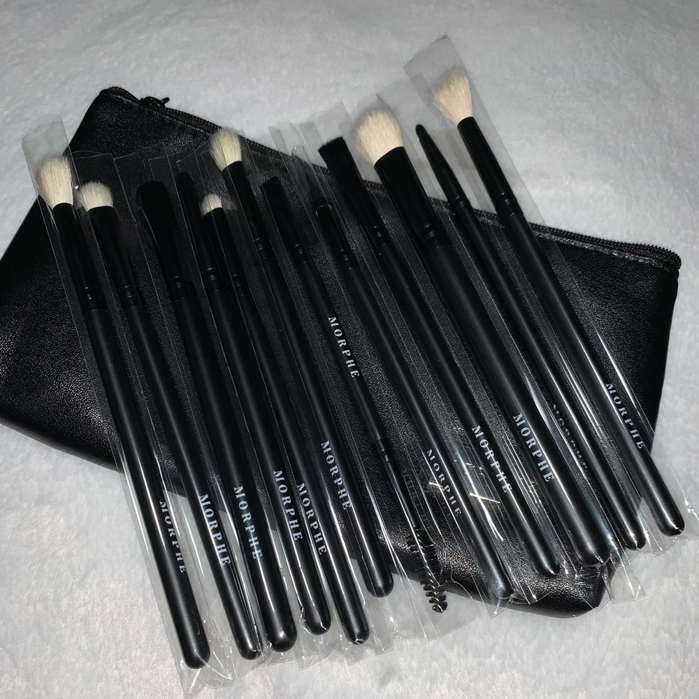 Morphe 12pc eye brush collection + Bag - Picture 3 of 4